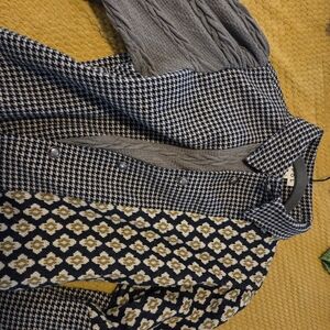 Pol Houndstooth Cardigan Jacket